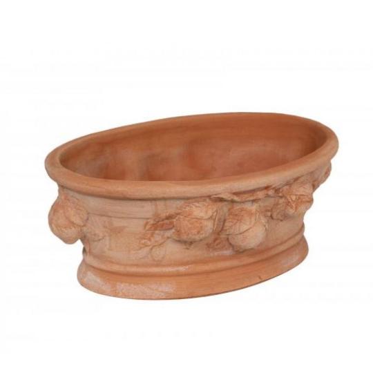 cotto keramia terrakotta kaspo kerti  agyag tegla kertepites  fagyallo toszkana toscan handmade kezzel keszult kezmuves virag mediterran nagy citrom minta.jpg